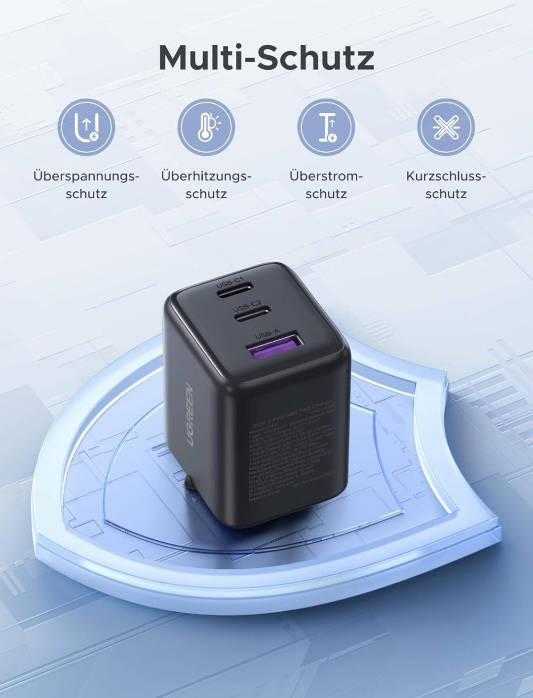 uGreen™ 30W Kompaktschnellladegerät